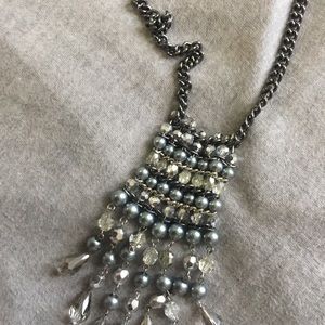 Long Vera Wang statement necklace